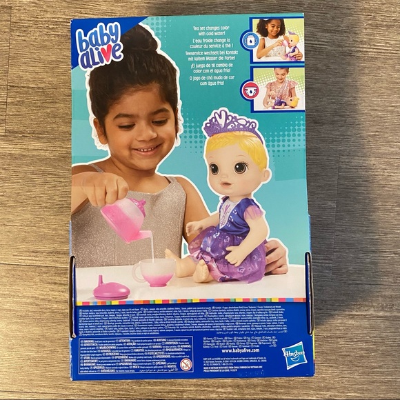 Baby Alive Tea n Sparkles Doll Color Changing Tea Set Blonde Hair - Picture 3 of 4